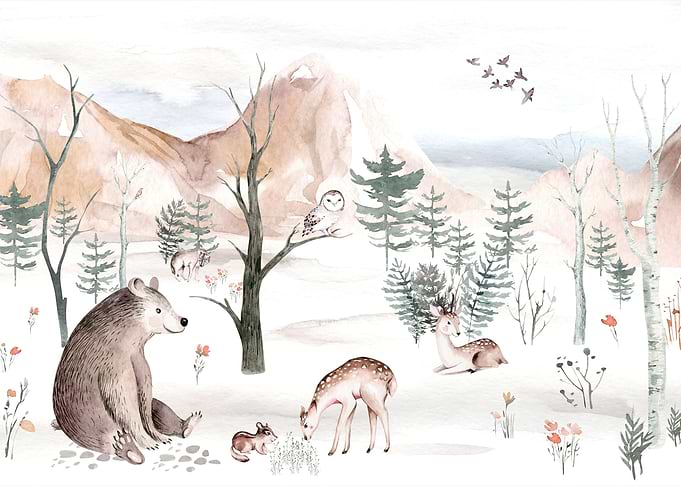 Little Bear in the Mountain Valley