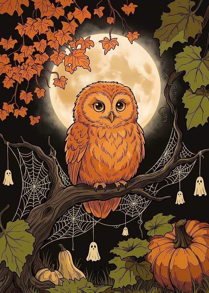 Halloween Owl Boo