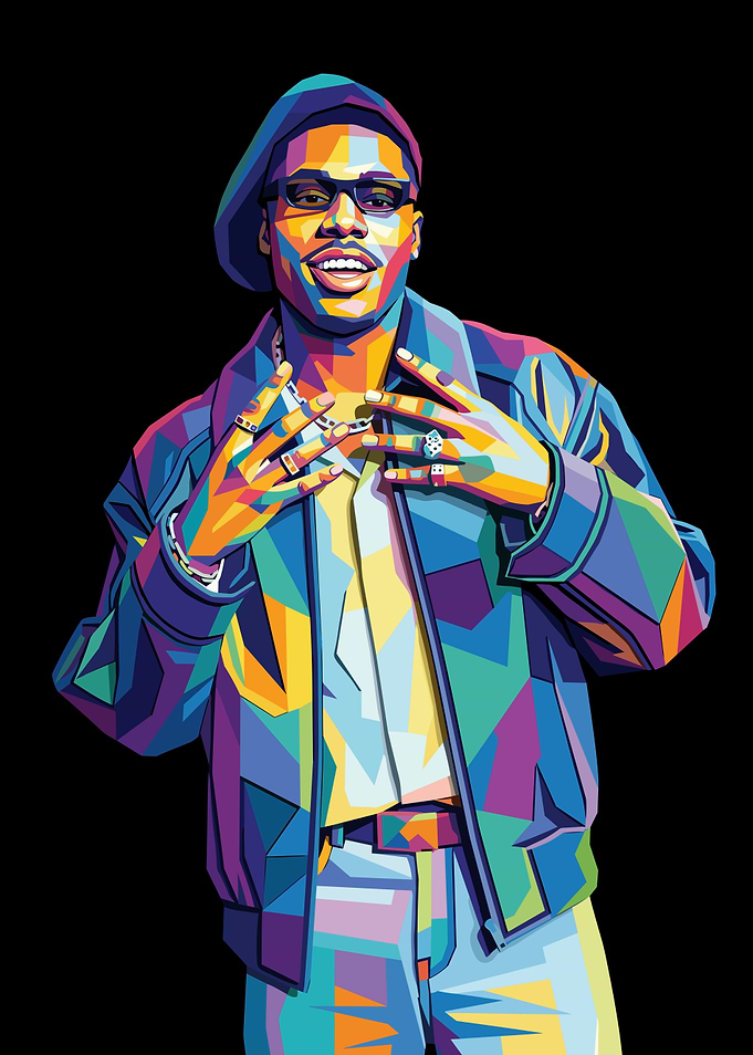 Tiakola Rapper Pop Art