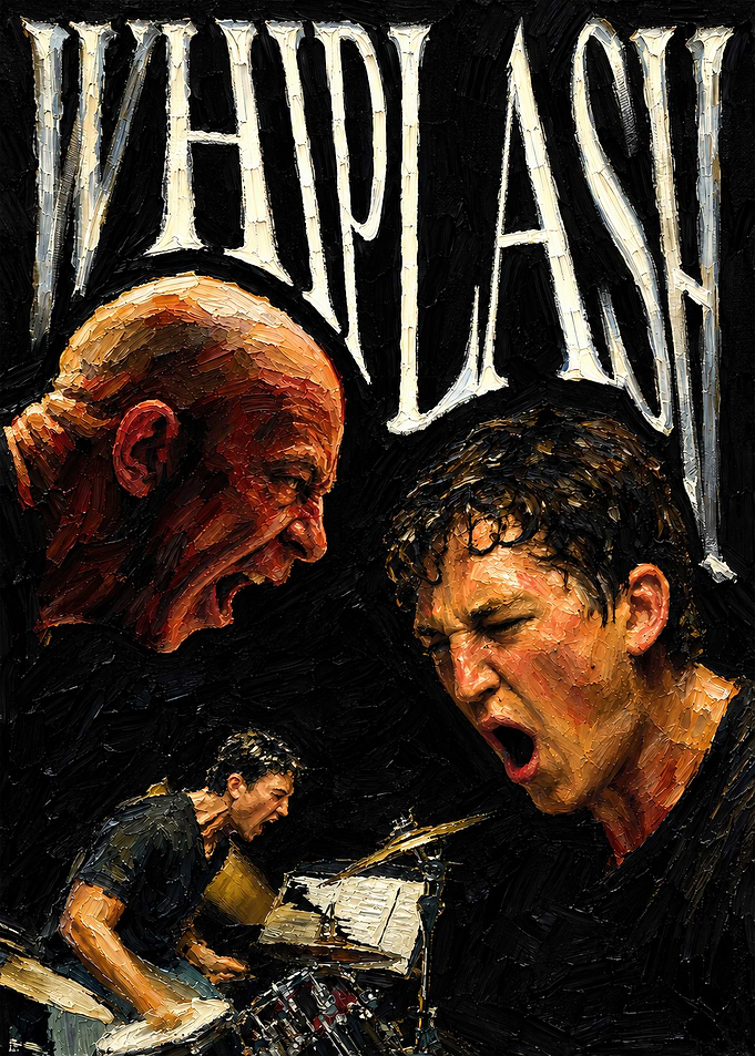 Whiplash Movie Oil Painting Poster