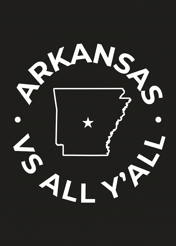 Arkansas vs All Y'all Graphic
