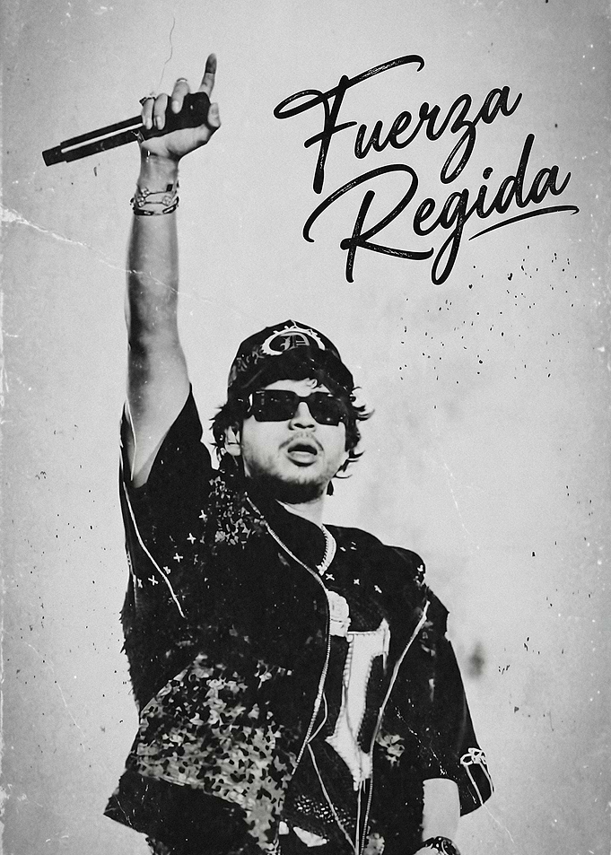 Fuerza Regida Singer Performance Poster