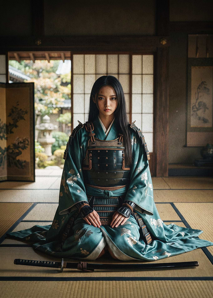 Female Samurai Warrior Japan Art