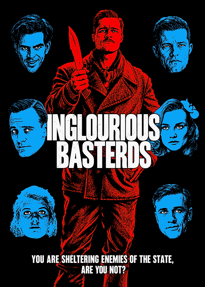 Inglourious Basterds Movie Poster Art