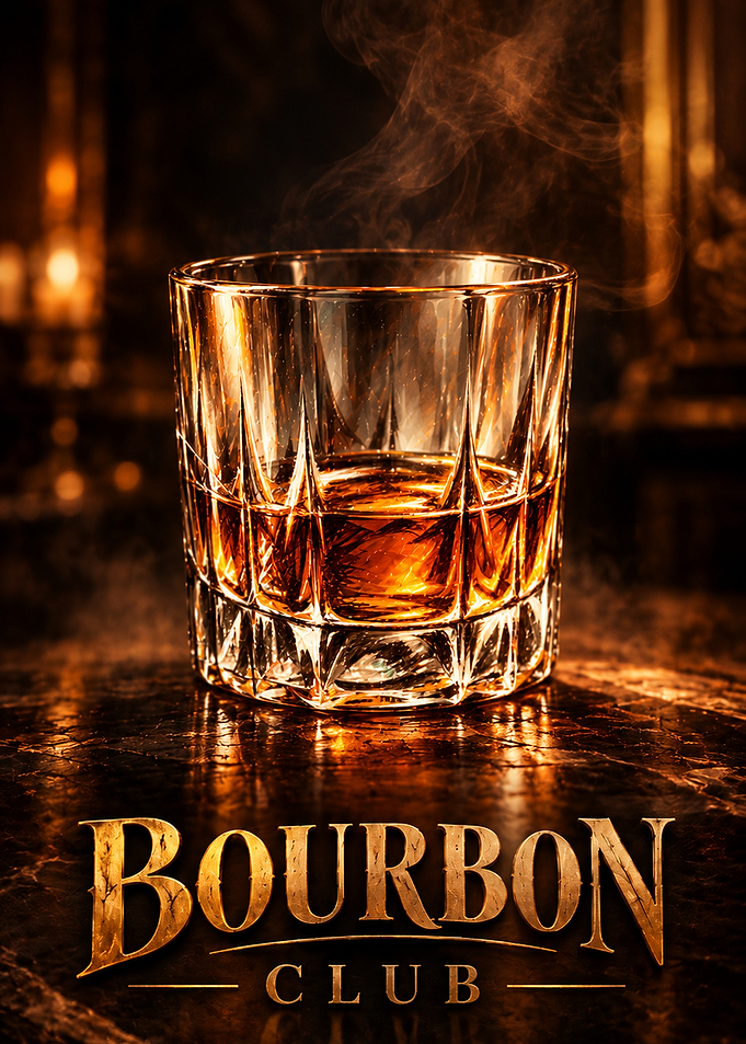 Bourbon Club Whiskey Glass