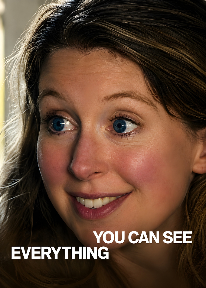 Elizabeth Holmes Portrait Poster