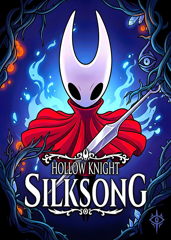Hollow Knight Silksong Hornet Poster