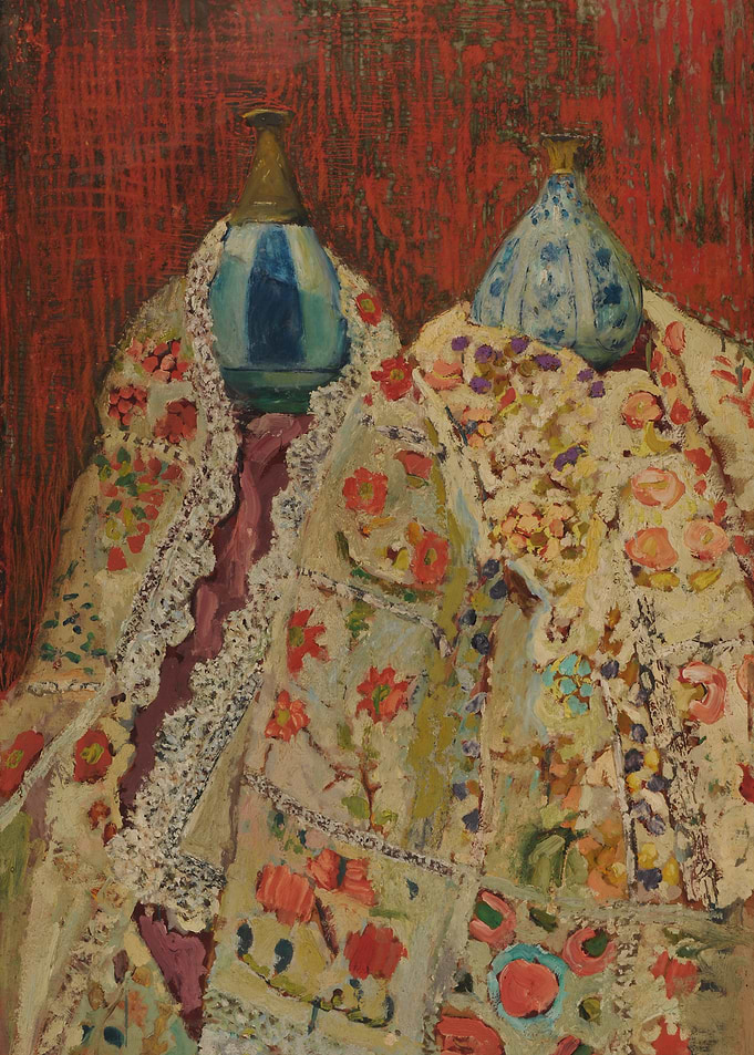 Still Life with Vases and Lace