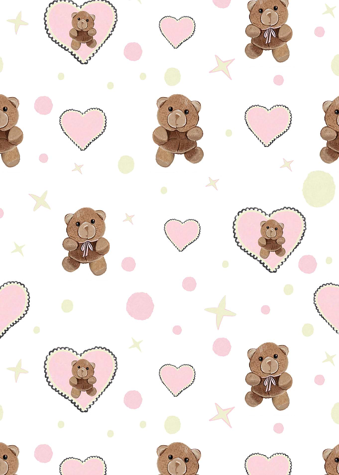 Cute Teddy Bear Pattern