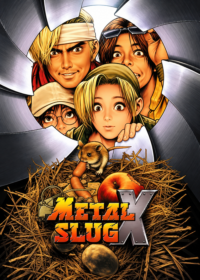 Metal Slug X Game Poster