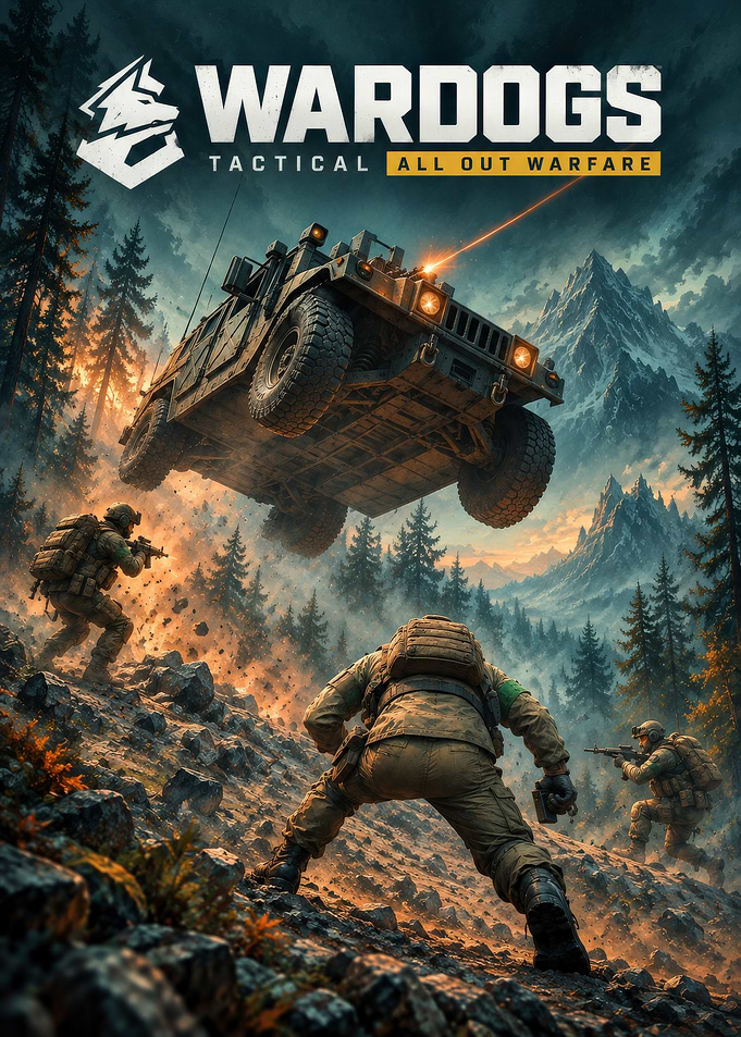 Wardogs Tactical All Out Warfare Poster