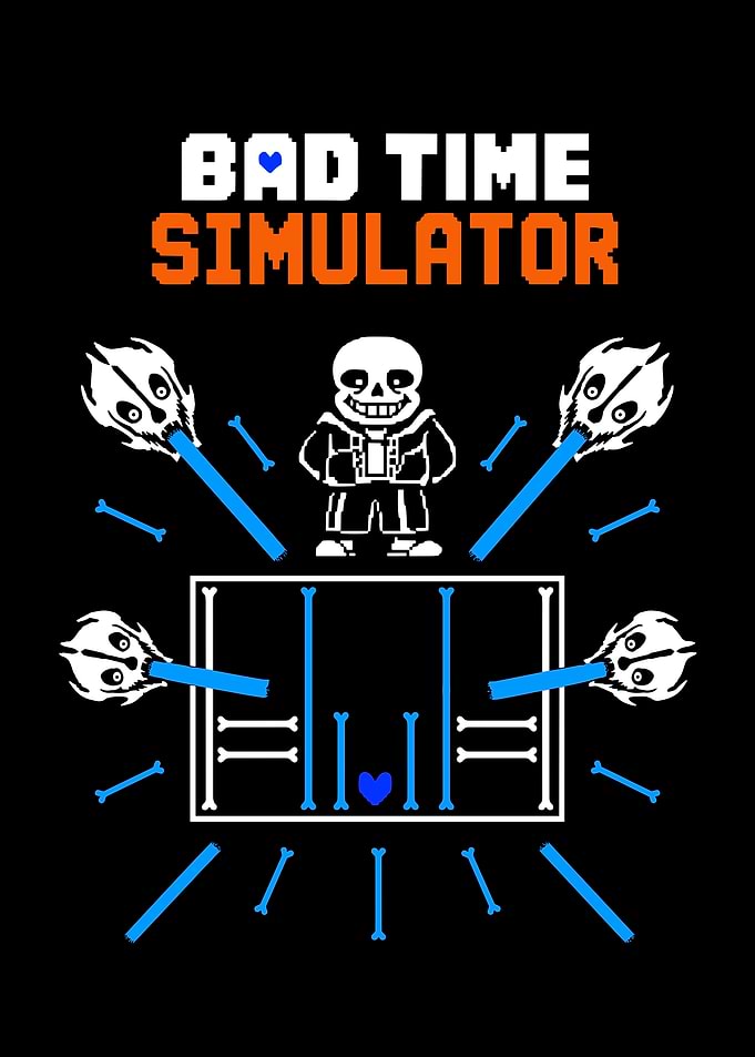 Undertale Sans Bad Time Simulator Graphic