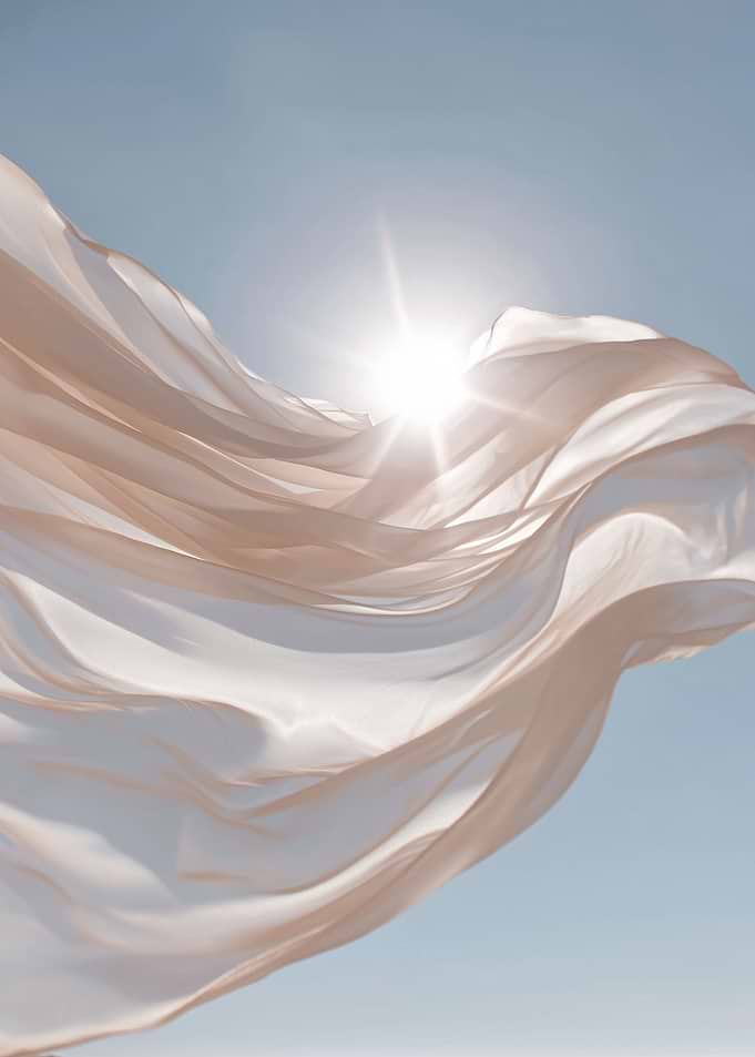 Silk in the Sky - Soft Minimal Art