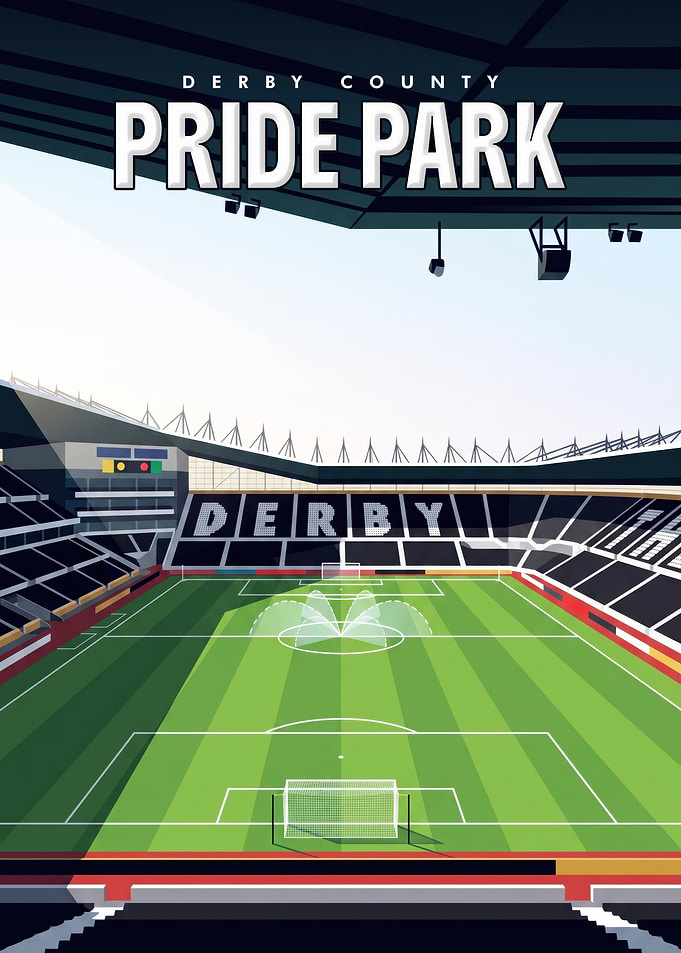 Derby County Welcome To Pride Park Stadium
