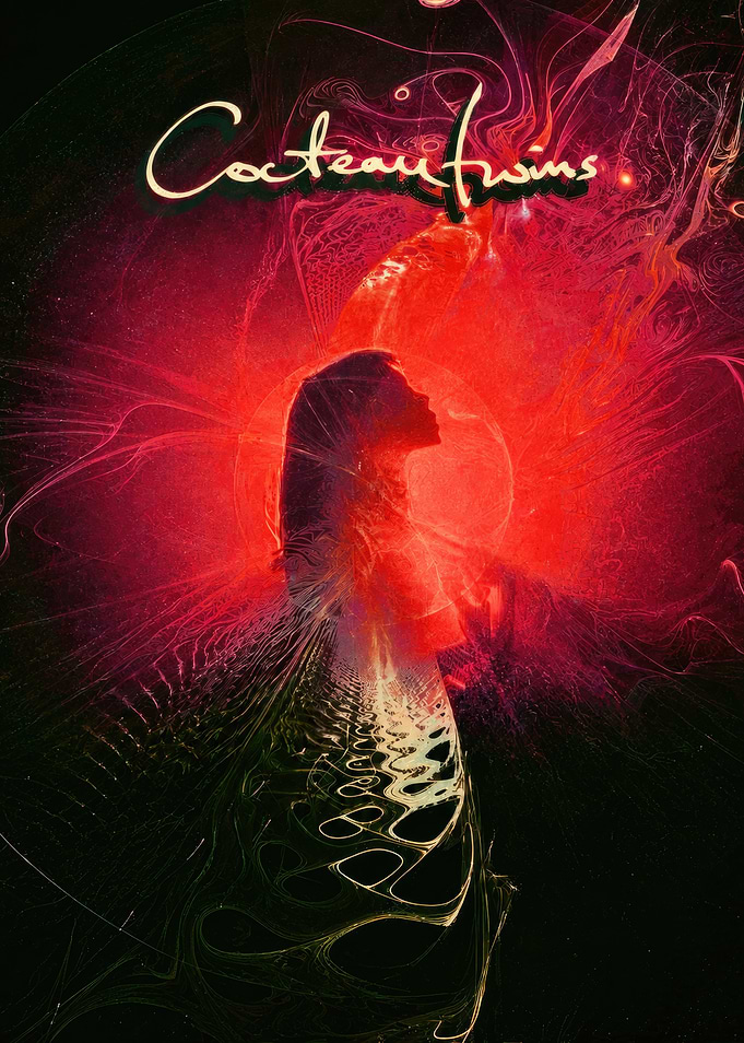 Cocteau Twins Abstract Music Poster