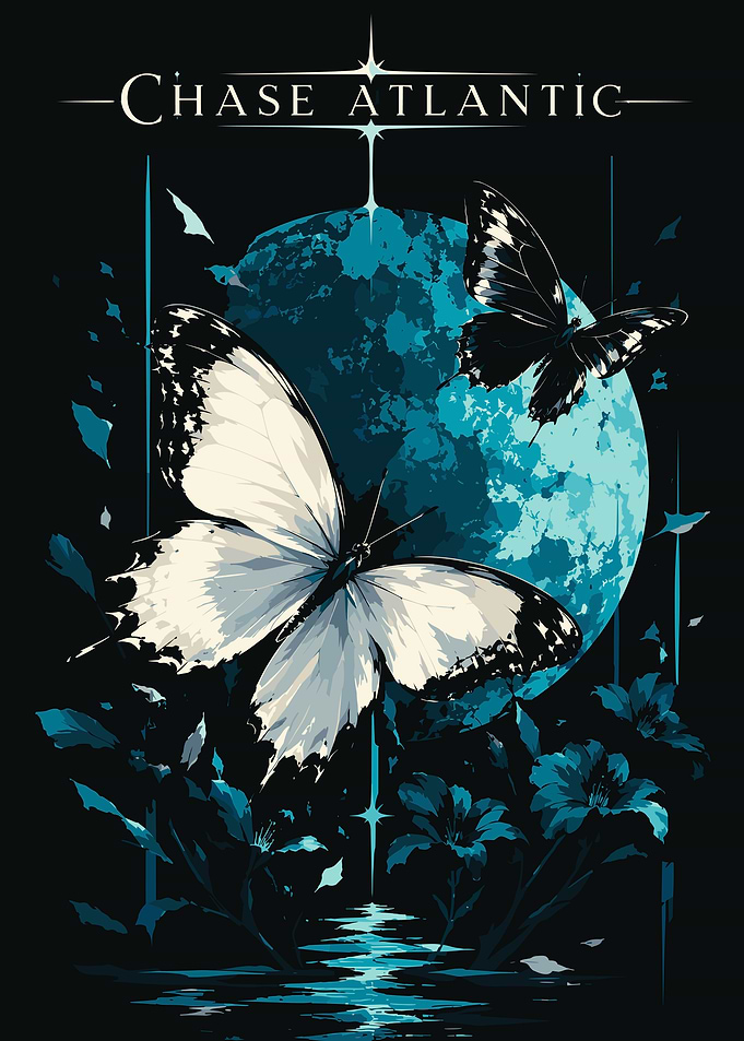 Chase Atlantic Butterfly Moon Art