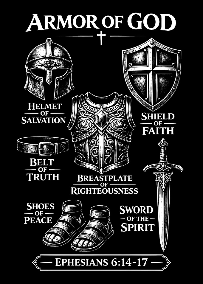 Armor of God Biblical Illustration
