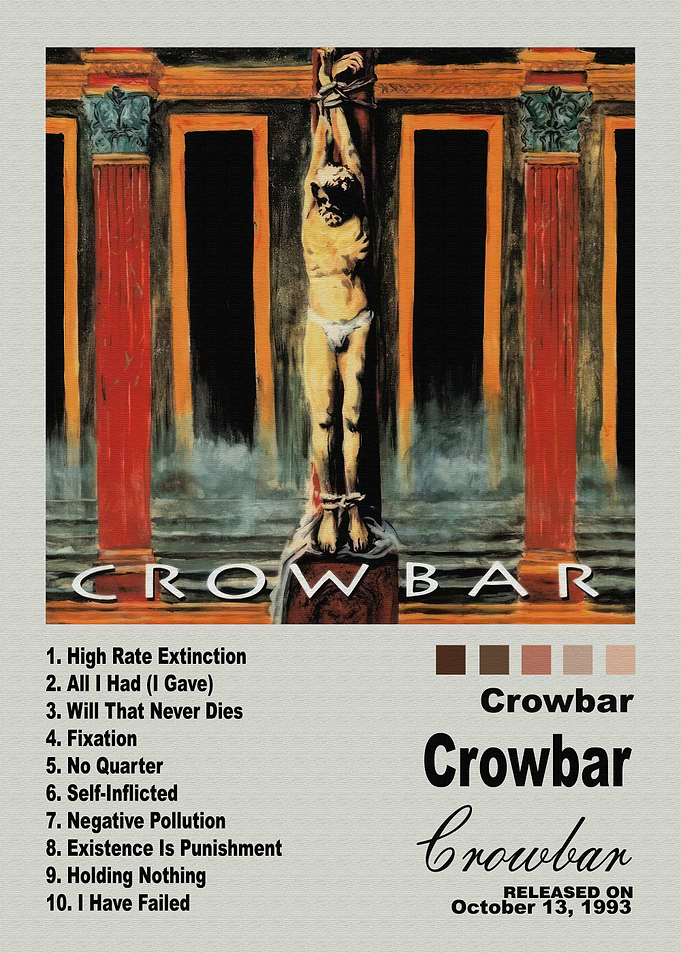 Crowbar Self-Titled Album Poster