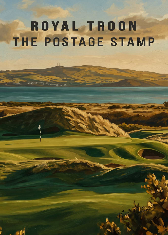 Royal Troon The Postage Stamp Poster