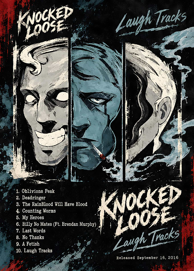 Knocked Loose Laugh Tracks Album Art