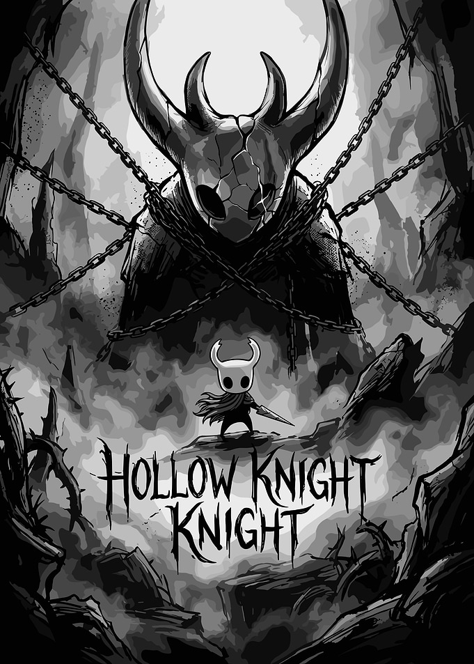Hollow Knight Game Poster Art