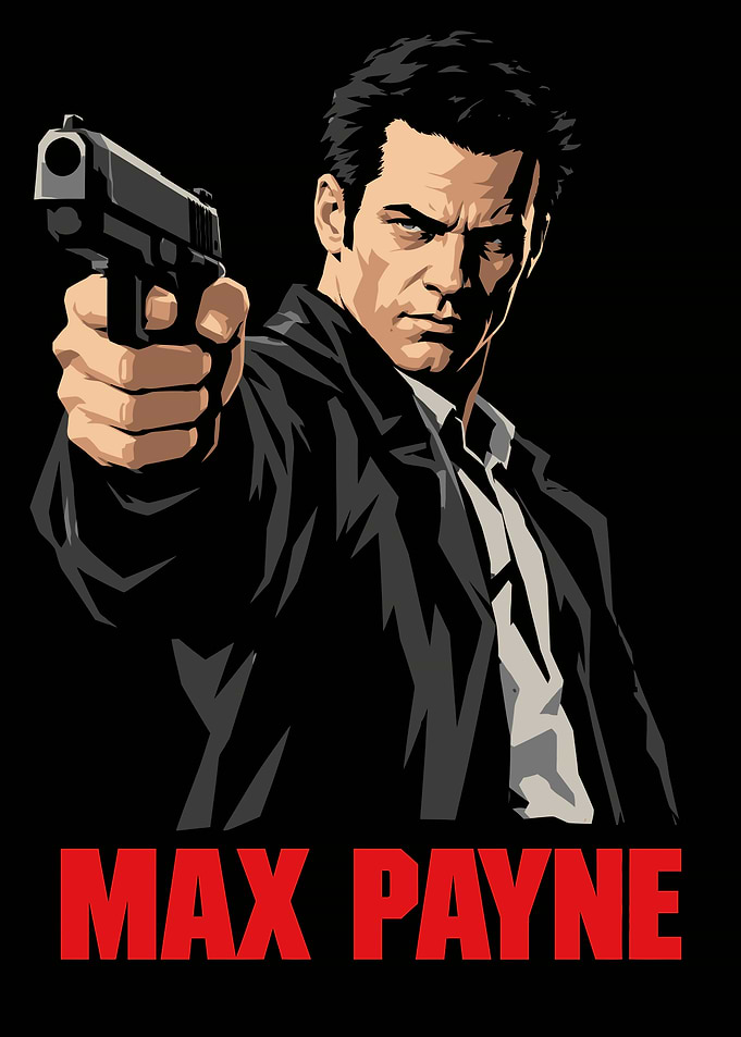 Max Payne Video Game Poster