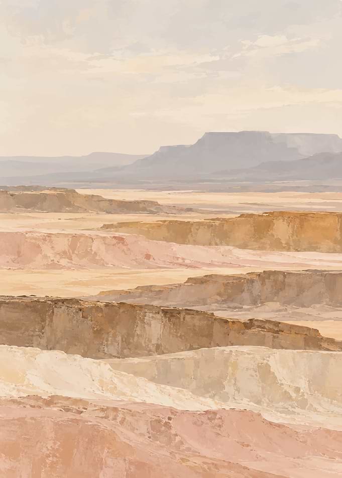 Serene Desert Canyon Landscape