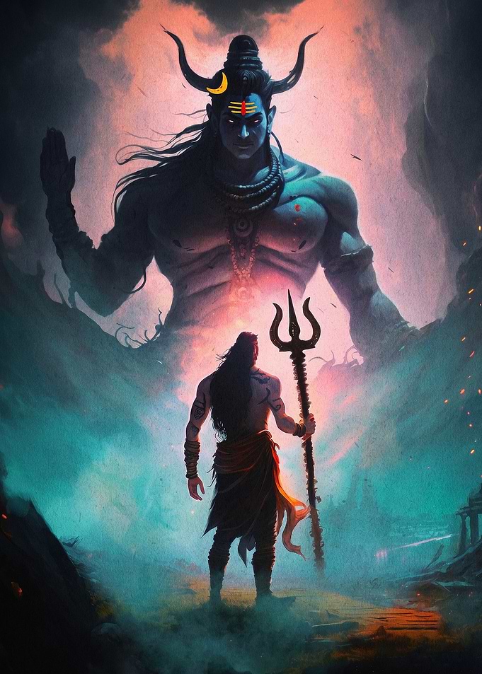 Shiva Divine Power Fantasy Art