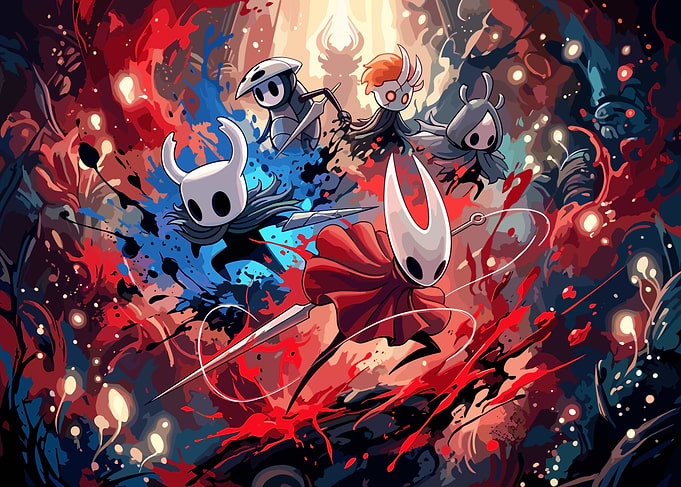 Hollow Knight Characters in Action