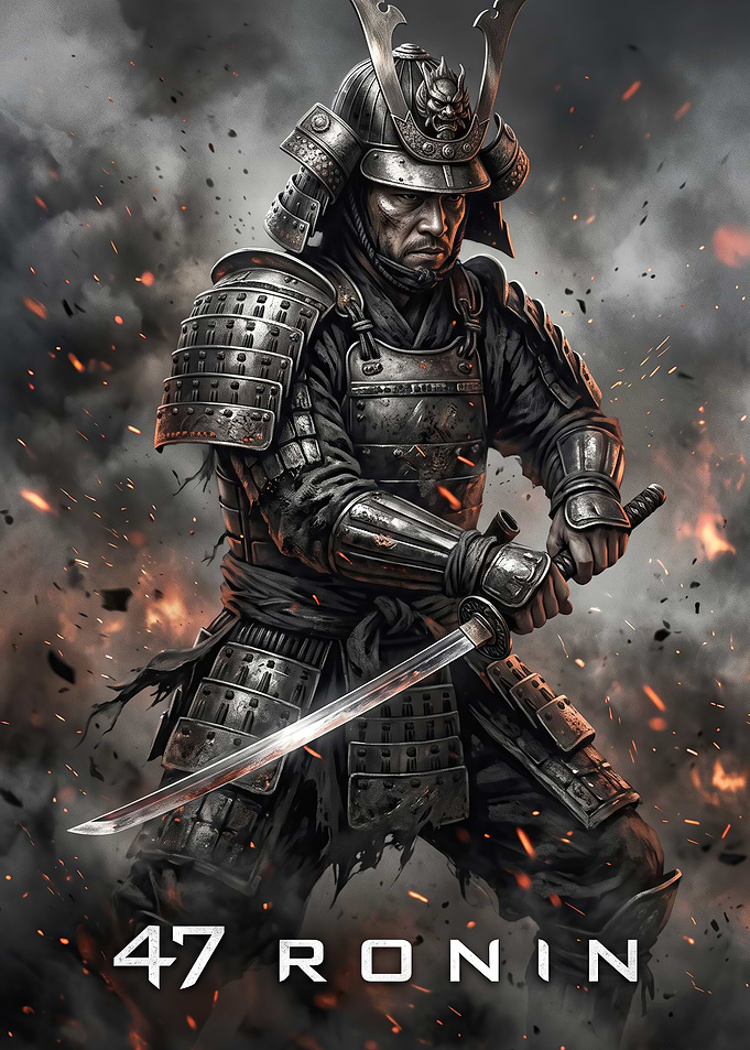 47 Ronin Samurai Warrior Poster