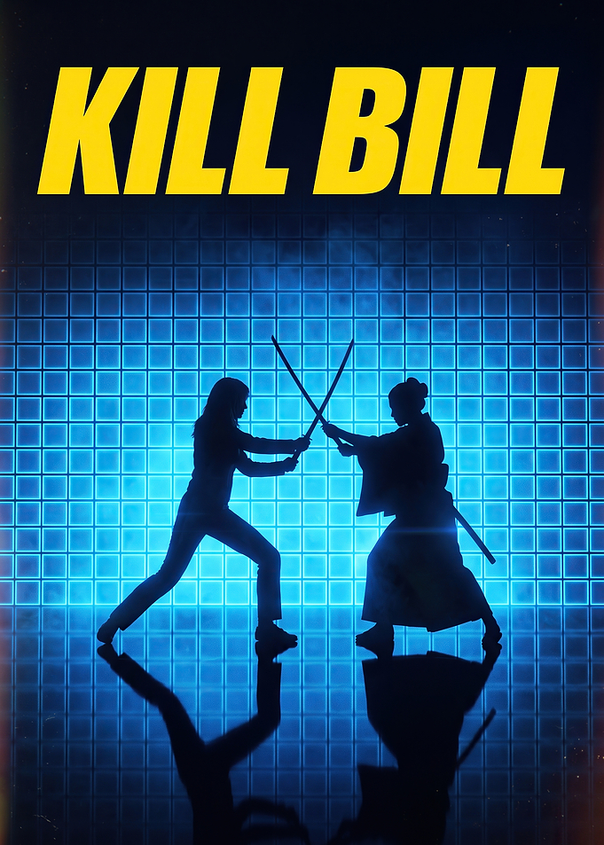 Kill Bill Sword Fight Poster