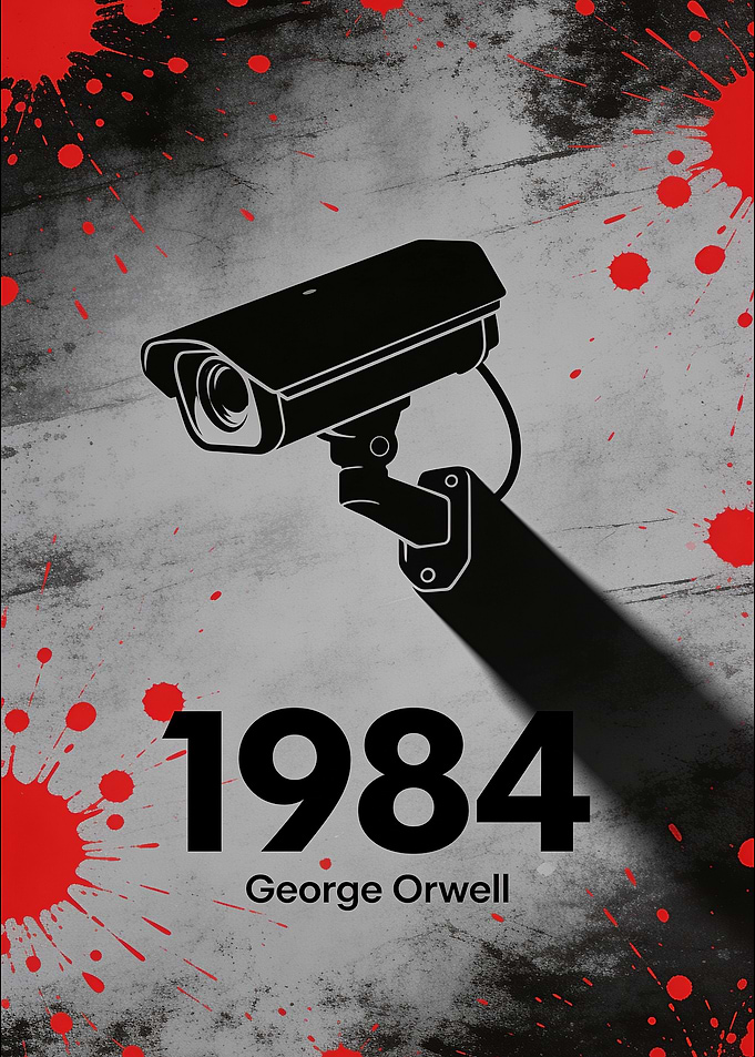 1984 George Surveillance Poster