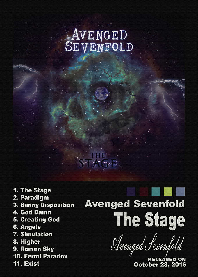 Avenged Sevenfold The Stage Album Poster