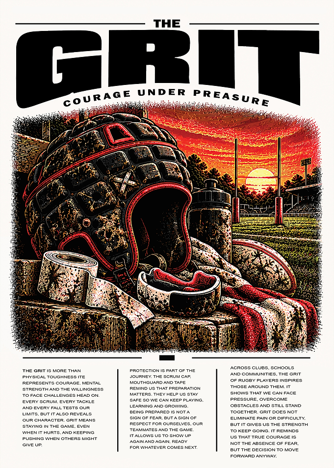 The Grit Rugby Inspirational Poster