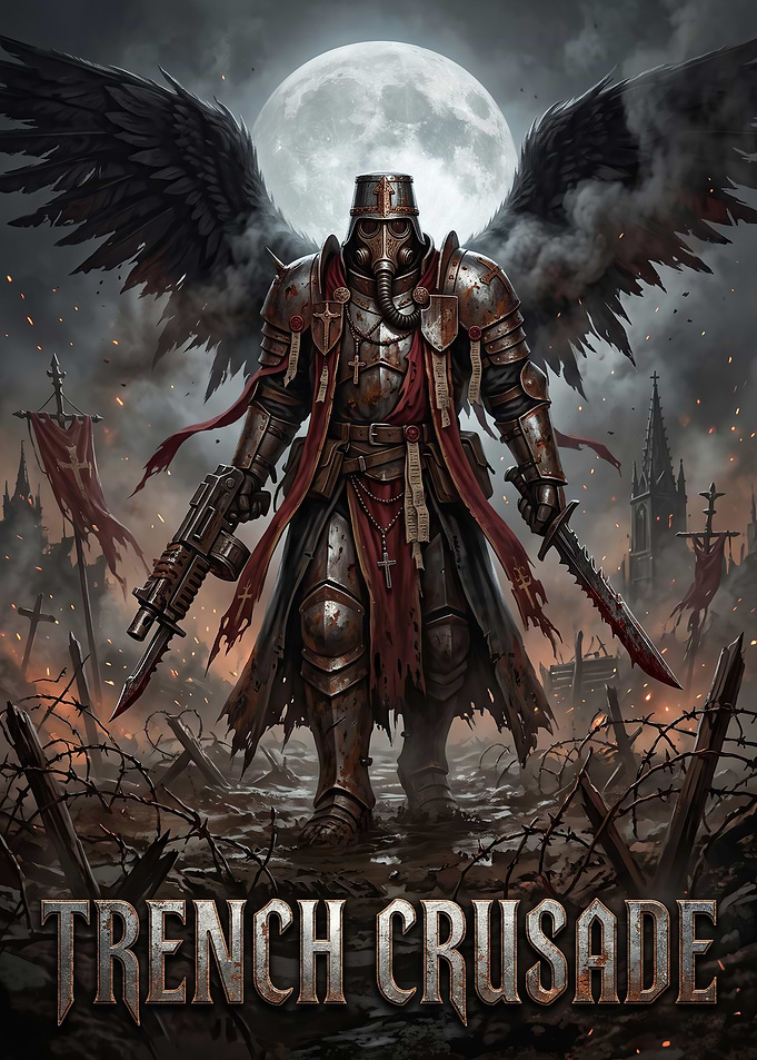 Trench Crusade Armored Angel Warrior
