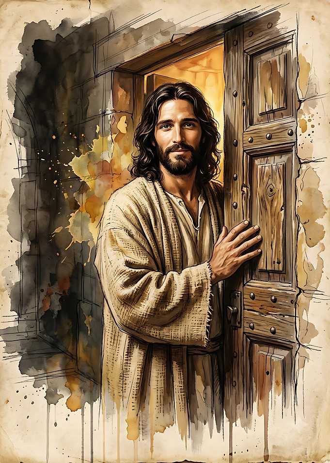 Jesus Standing at the Door