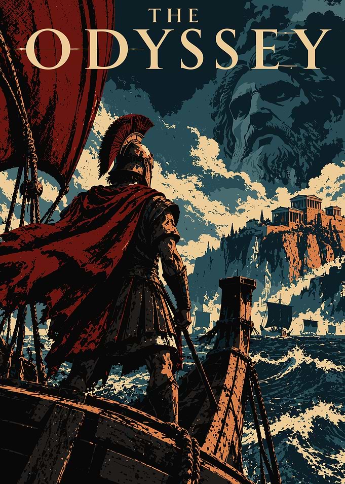 The Odyssey Greek Mythology Poster