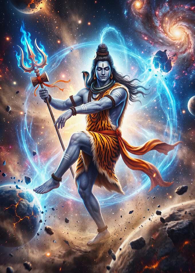 Shiva Cosmic Dance Space Art