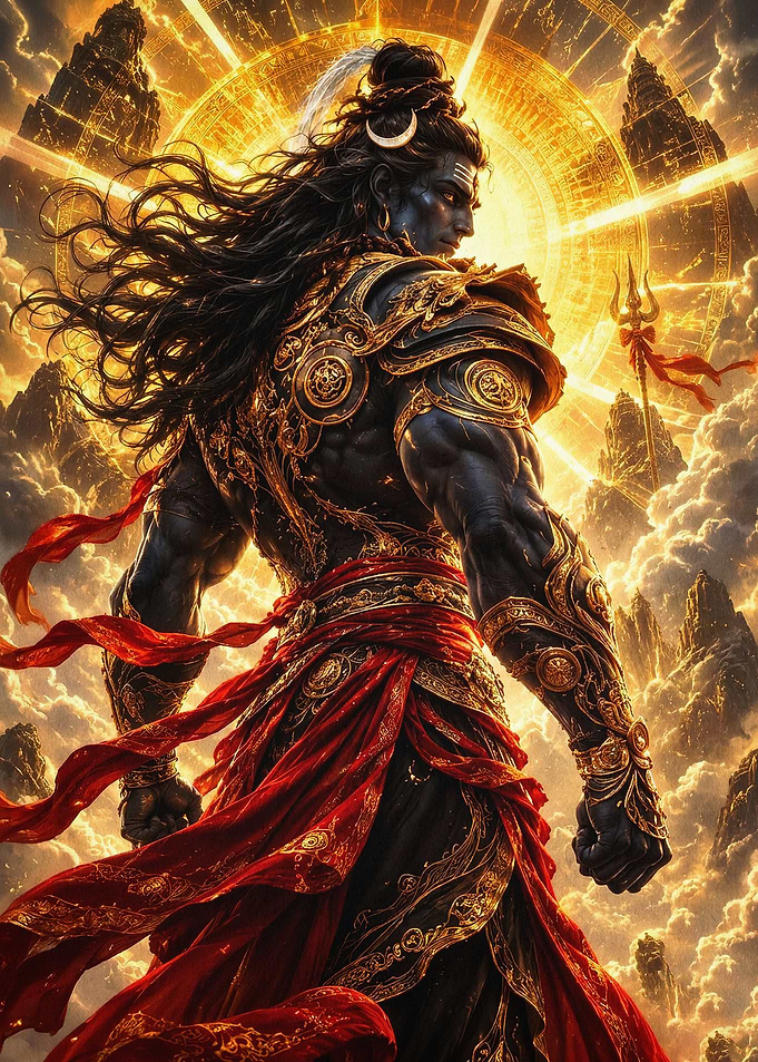 Shiva Deity Hindu God Fantasy Art