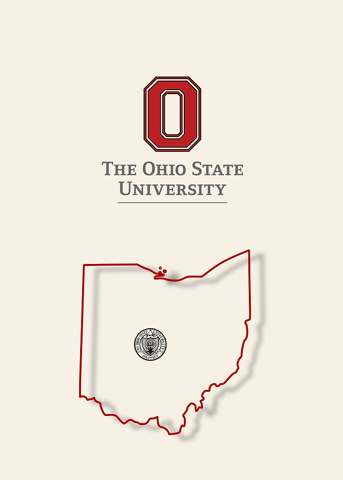 The Ohio State University Minimalist Poster