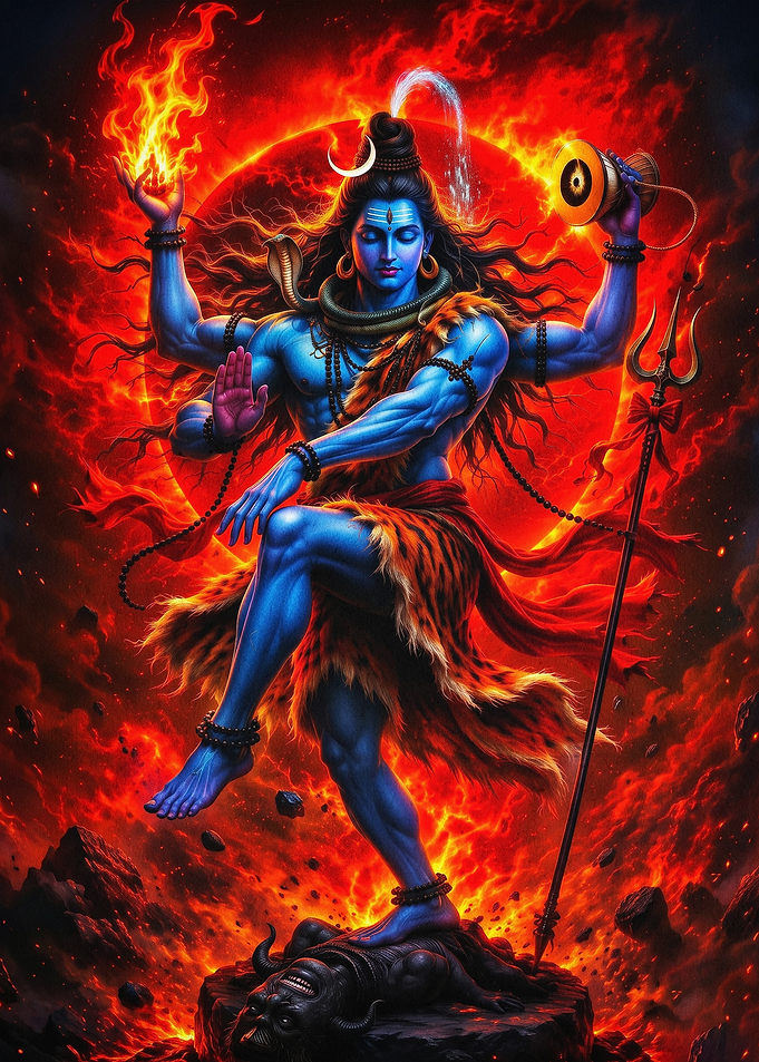 Shiva Nataraja Hindu God Art