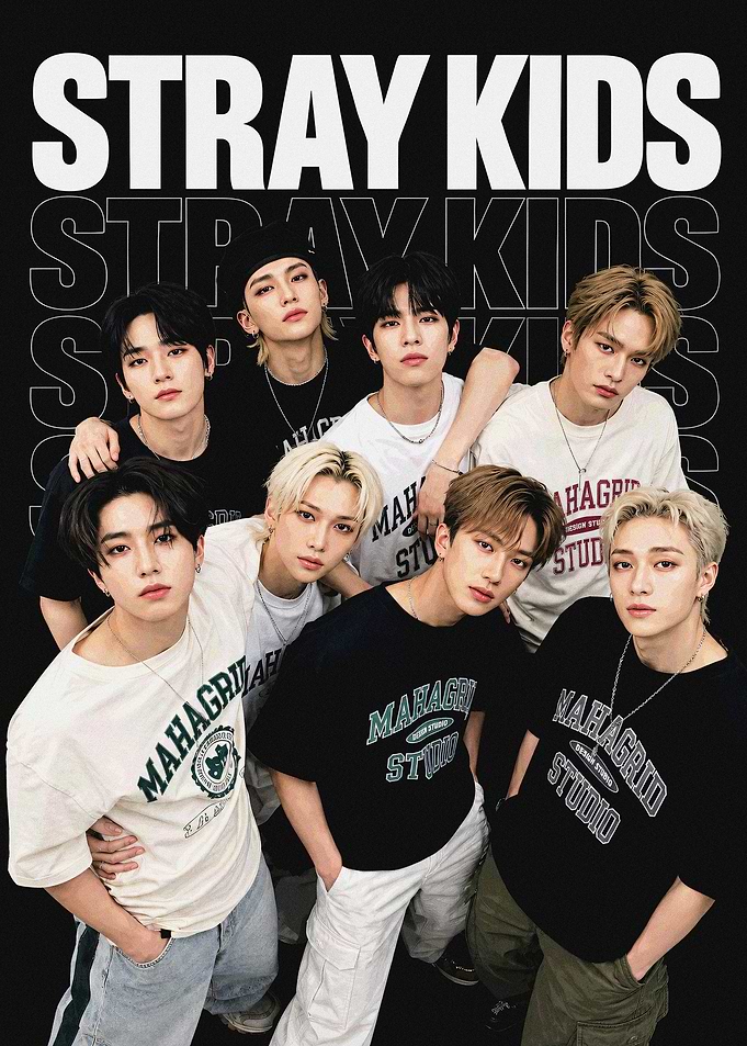 Stray Kids K-pop Group Portrait