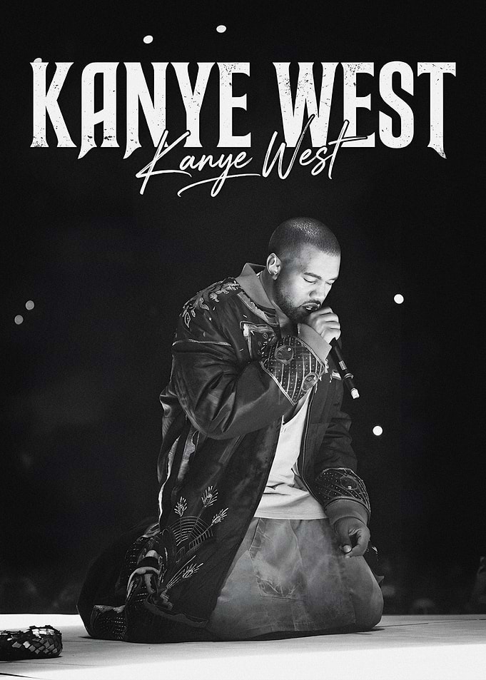 Kanye West retro art