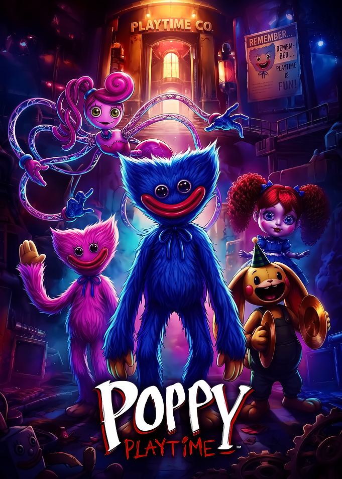 Poppy Playtime Characters Poster