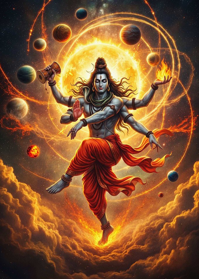 Shiva Cosmic Dance Space Art