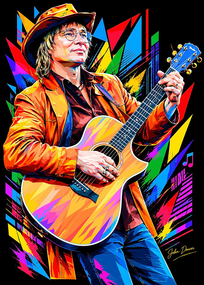 John Denver Pop Art Portrait