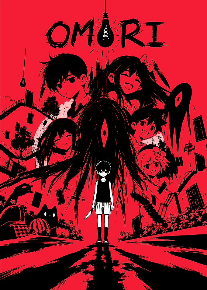 Omori Game Poster Art