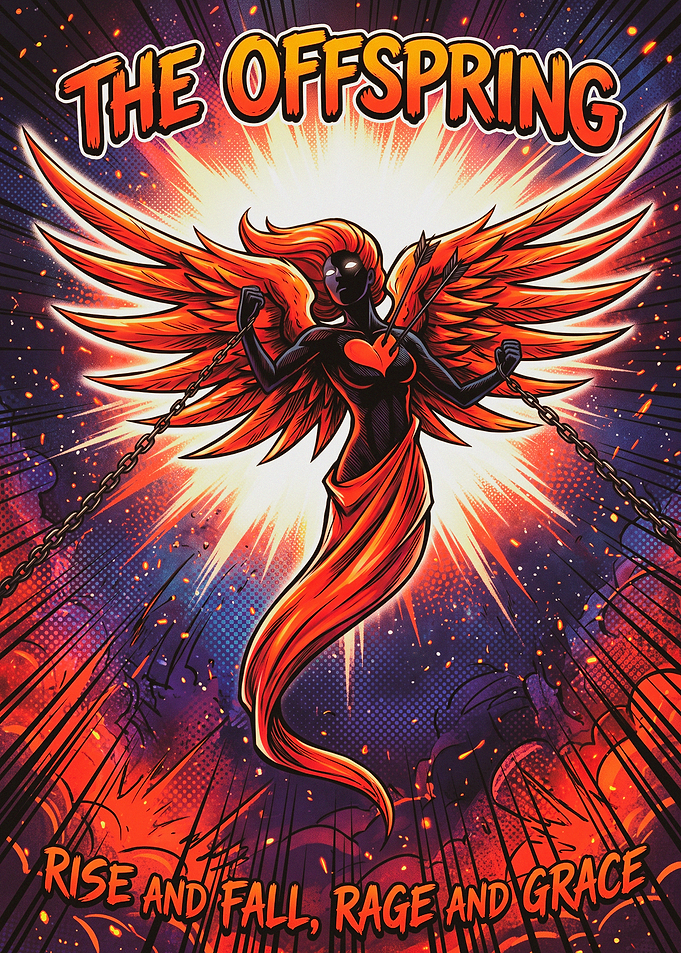 The Offspring Rise and Fall Poster