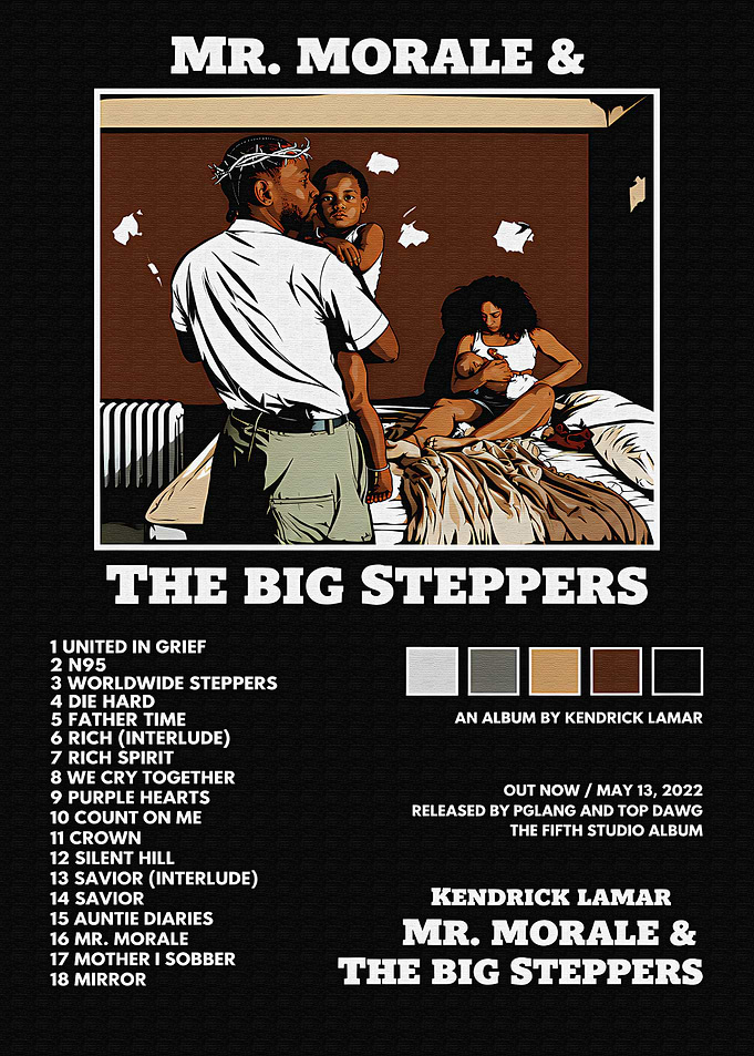 Kendrick Lamar Mr. Morale Album Poster