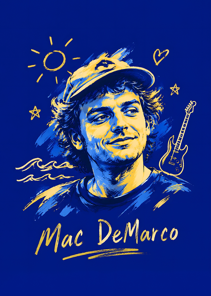 Mac DeMarco Portrait Illustration